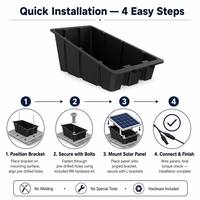 Support de montage en plastique anodisé pour panneau solaire YOMAX, pince d'extrémité réglable, épaisseur 30/35/40 mm, kit d'installation PV, OEM personnalisé