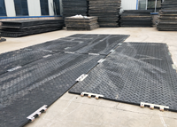 Tapis de plage pour fauteuils roulants pour personnes handicapées - Tapis de protection du sol en HDPE écologique avec services de moulage et de découpe