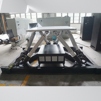 Plateforme de mouvement personnalisée 500 kg, simulateur de vol 6DOF, simulateur hexapode, plateforme stable, plateforme 6-DOF haute précision