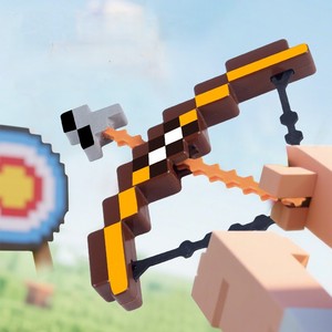 Hot Bán Mini Xách Tay DIY <span class=keywords><strong>Pixel</strong></span> Trò Chơi Bow Và Mũi Tên Đồ Chơi Keychain Trường Túi Mặt Dây Chuyền Cho Trẻ Em Tốt Nhất Đồ Chơi Quà Tặng - Product Image 2
