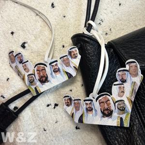 Colgantes Personalizados para Bolsos con Diseño de Medio Oriente, Colgante de Cuero para Bolso con Protección UV, Regalos para el Día Nacional y Otros Festivales - Product Image 3