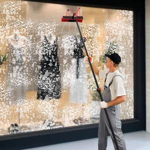 32Ft télescopique alimenté en eau brosse de nettoyage 65 Ft tuyau panneau solaire fenêtre verre voiture pont nettoyant nettoyeur haute pression nettoyage - Product Image 1