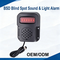 Avertisseur sonore et lumineux de zone aveugle pour camion de qualité industrielle, étanche IP68, pour bus, camions mélangeurs et camions à benne basculante (OEM)
