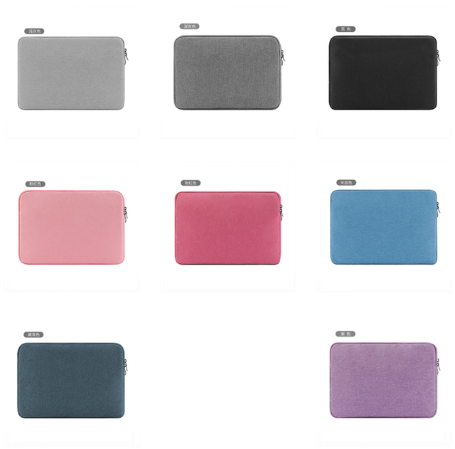 OEM 7.9 9. 7 11 13 14 15 Inch Macbook Computer Custom Logo Soft Polyester Laptop Sleeve and Bags Bag Cover Case for Hp Apple
