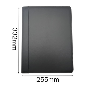 Tùy chỉnh A4 Văn Phòng thư mục tập tin PU da danh mục đầu tư tổ chức với chủ thẻ và hội nghị Folio cho quản lý tài liệu - Product Image 3