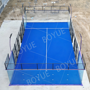 Pista de Pádel Panorámica al Aire Libre, Pista de Pádel Cubierta para la Construcción de Centros Deportivos Profesionales - Product Image 1