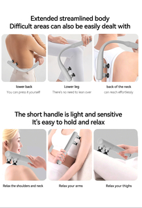 <span class=keywords><strong>Pistolet</strong></span> de <span class=keywords><strong>massage</strong></span> électrique OEM ODM à double tête réversible et double usage, puissant, avec 4 têtes - Product Image 3