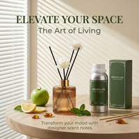 Difusor de Aromas de Lujo - Capacidad de 500 ml, Aroma Frutal, Diseño Moderno y Lujoso para una Atmósfera Relajante en el Hogar
