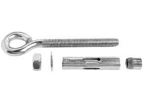 Ancrage pour <span class=keywords><strong>plafond</strong></span> et mur en acier inoxydable robuste Expansion de boulon à oeil en béton avec vis à oeil à épaulement et <span class=keywords><strong>crochet</strong></span> à écrou - Product Image 5