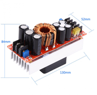 1500W 30A haute intensité DC-DC DC tension constante courant constant boost Module de puissance Booster de véhicule électrique