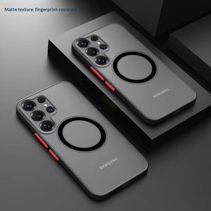 Funda Magnética para Teléfono con Textura de Piel Mate, Compatible con Samsung S21/<span class=keywords><strong>22</strong></span>/23/24/25/26/A17/<span class=keywords><strong>A</strong></span>/Serie Note - Product Image 6