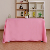 Nappe rectangulaire unie 120x180cm prête à être expédiée en gros pour réunions, conférences, mariages et banquets