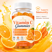 LAMARINE OEM Gummies à la vitamine C biologique 1500 mg, bonbons pour améliorer l'immunité, pour les cheveux, la peau et les ongles