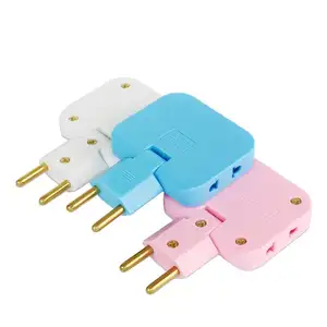 EU Plug Wall Socket Outlet Extender eu to uk plug adapter 3 in 1 Power Converter Portable Rotated plugs sockets eu