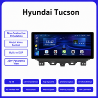 Autoradio Android pour Hyundai Tucson 2019-2020, lecteur multimédia vidéo 12,3 pouces, navigation GPS, écran tactile, CarPlay