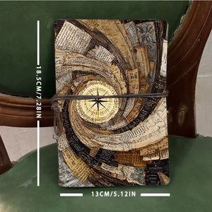 A6 2025 carnet d'enregistrement quotidien 160 pages épais minimaliste créatif adapté à l'école/bureau grand journal d'agenda hebdomadaire avec Compas - Product Image 4