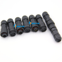 Connecteur Étanche M20 IP68 Mâle-Femelle pour Éclairage Industriel, Type T, 2 Broches, Sans Soudure, Conforme UL ROHS