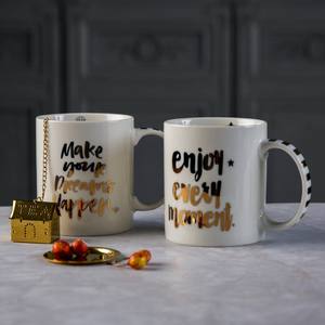 Tasses à café 11OZ tasse en céramique or tasses en céramique pour café - Product Image 1