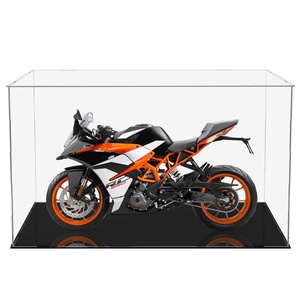 YAGELI Factory Custom Clear 1/2 1/6 1/12 Scale Diecast Model Car Motorcycle Acrylic Display Case with 3mm/4mm Thickness Options - Product Image 1