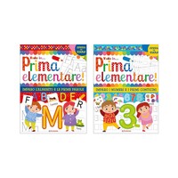 Cahier d'activités préscolaires style Edicart, mathématiques, écriture, éducatif, coloré, apprentissage pour enfants, 2 articles, 48 pages, reliure parfaite, offset