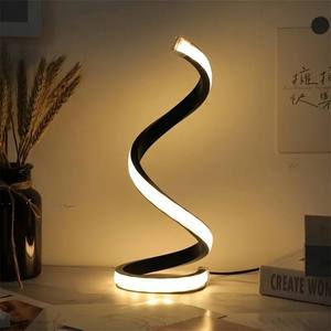 Lampe de table créative flexible en forme de serpent, tricolore, à gradation infinie, veilleuse USB, lumière d'ambiance pour chambre et bar - Product Image 2