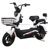 Vélo Électrique Urbain Adulte avec Cadre en Acier, Pneu Tubeless 14 Pouces, Batterie 20A 48V Puissante 500W - Vente en Gros Usine