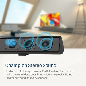 2.0 <span class=keywords><strong>canale</strong></span> 100W TV Sound Bar Home Theater Surround sistema audio con telecomando per un'esperienza <span class=keywords><strong>di</strong></span> visione TV ottimale - Product Image 4