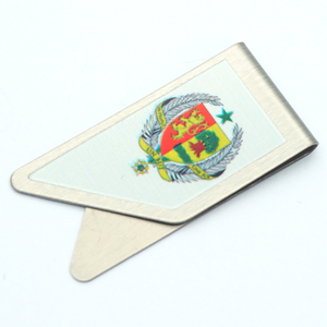 Clips de papier dorés personnalisés en métal, 50 pièces, en forme <span class=keywords><strong>d</strong></span>'aile plate, impression UV - Product Image 2