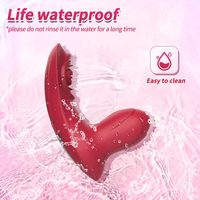 Vibrateur clitoridien avec sensation de toucher réel, stimulateur de culotte portable pour femme, 10 vibrations, télécommande, faible MOQ
