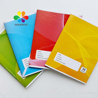 Cahier d'Exercices Personnalisé Pas Cher, Papier Couché Brillant Hati A5, Ligné Français, Papier Offset pour Étudiants