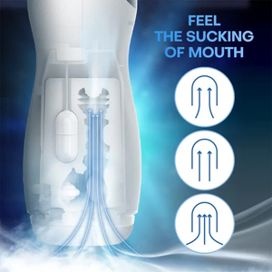 Blow <span class=keywords><strong>Master</strong></span> Auto Vibrating Succión Calentamiento Masturbador masculino Vibrador automático para pene Stroker Trainer Adultos Juguetes sexuales para hombres - Product Image 3