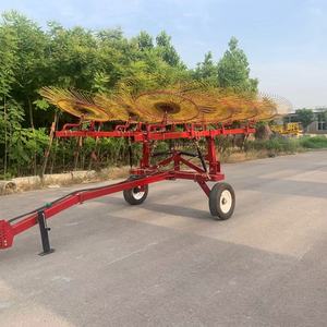 4-10 râteau à disque herbe attelage trois points et outil de traction hydraulique <span class=keywords><strong>pour</strong></span> <span class=keywords><strong>tracteur</strong></span> - Product Image 3