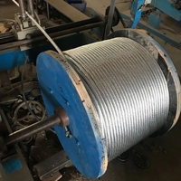 Fil de fer galvanisé 1x19, fil de fer de soutien 6,0 8,0 mm pour serres agricoles et câbles de communication pour poteaux électriques