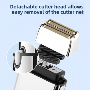 Kit toelettatura 3 in 1 973 in acciaio inox tagliacapelli <span class=keywords><strong>barba</strong></span> Set rasoio elettrico macchina da taglio per gli uomini rasoio barbiere negozio - Product Image 3