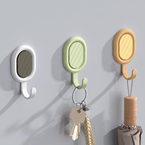 Gancho Adhesivo Corrugado para Pared, Capacidad de Carga de 3 kg, Material ABS, Sin Rastro, Sin Perforaciones, para Uso en el Hogar y Dormitorios - Product Image 4