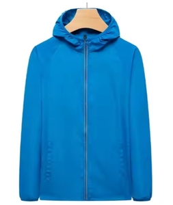 Veste solaire respirante ultra légère à séchage rapide avec protection UV Veste d'été en peau de couple à fermeture éclair solide - Product Image 3