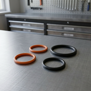 Kit de joints toriques en caoutchouc noir et orange, différentes tailles, pour applications mécaniques - Product Image 2