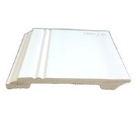 RUITONG Plinthe moderne en plastique blanche facile à installer Plinthe de sol PS Moulure Corniche Décoration intérieure Appartements