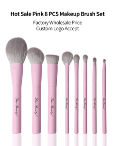 <span class=keywords><strong>Set</strong></span> di 8 <span class=keywords><strong>Pennelli</strong></span> per Trucco di Alta Qualità, <span class=keywords><strong>Pennelli</strong></span> Professionali Vegani in Setole Sintetiche, Cosmetici Rosa, Personalizzabili con Logo - Product Image 5