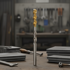 TTAKE HSS Twist <b>Drill</b> <b>Bit</b> 1mm Gold Coated Head 34mm Length for Metal Drilling - Product Image 3