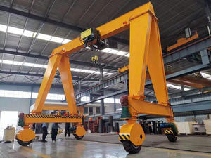Kran Gantry Girder Tunggal Rotasi 360 Derajat 5 Ton 10 Ton dengan Ban Karet dan <span class=keywords><strong>Hoist</strong></span> Elektrik - Product Image 3