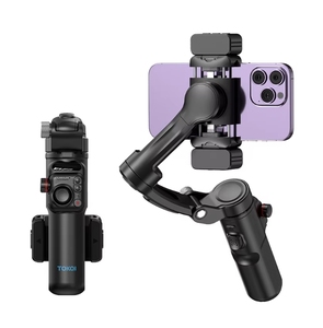 TOKQI M03 Obsidian AI, Soporte Antivibración con Rotación de 360 Grados, Palo Selfie Plegable y Portátil <span class=keywords><strong>para</strong></span> Teléfonos Móviles, Gimbal de Mano <span class=keywords><strong>para</strong></span> Cámara - Product Image 1