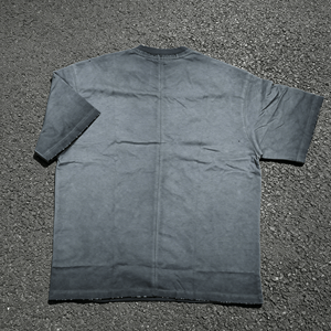 T-shirt Homme Oversize en Coton Délavé Effet Usé Style Streetwear Vintage pour l'Été – Nouvelle Collection - Product Image 4