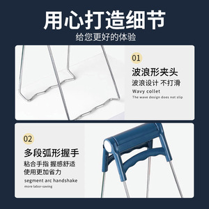 Anti Scalding Dish Clips Stainless Steel <b>Heat</b> Resistant Kitchen Plate Bowl Holder Set Cooking Tools - Product Image 5
