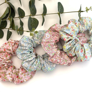 Scrunchies personnalisés <span class=keywords><strong>Liberty</strong></span> en coton à motifs floraux, scrunchies papillon Monarch, attaches pour cheveux, scrunchies papillon - Product Image 6