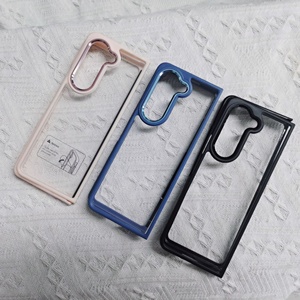 เคสใส TPU PC สำหรับ Samsung Z Fold 6 5กันตกกันรอยขีดข่วนกันกระแทกฝาครอบบางใส