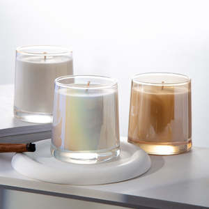 Velas Aromáticas de Cera de Soja de Lujo AIKUN, en Vaso Electrochapado, con Aceites Esenciales, Hechas a Mano, Marca Privada para Diwali, Pascua y Bares - Product Image 1