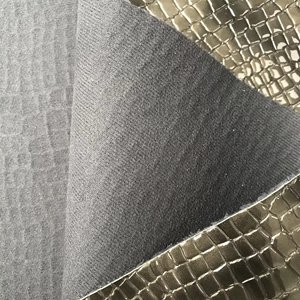 Chất Lượng Cao Mạnh Mẽ Tear Kháng Sáng Bóng Hai Tone Đá Hạt Nổi Trang Trí PVC Da Nhân Tạo Cho Túi Xách Giày - Product Image 5