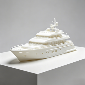 Modelo a Escala de Yate Privado Impreso en 3D con Tecnología SLA, Colección Náutica de Alta Definición en Resina, Regalo Empresarial para Exhibición, OEM - Product Image 1