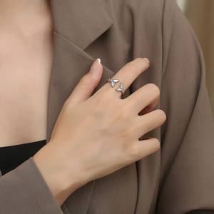 Fishtail Shell Titanium Steel Women's <b>Ring</b> Gold Color Animal Shape Gift Jewelry - Product Image 4